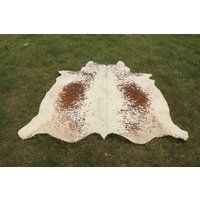 Natural Brown & White Cowhide Rug Cow Skin Hide 6 X | Etsy (US)