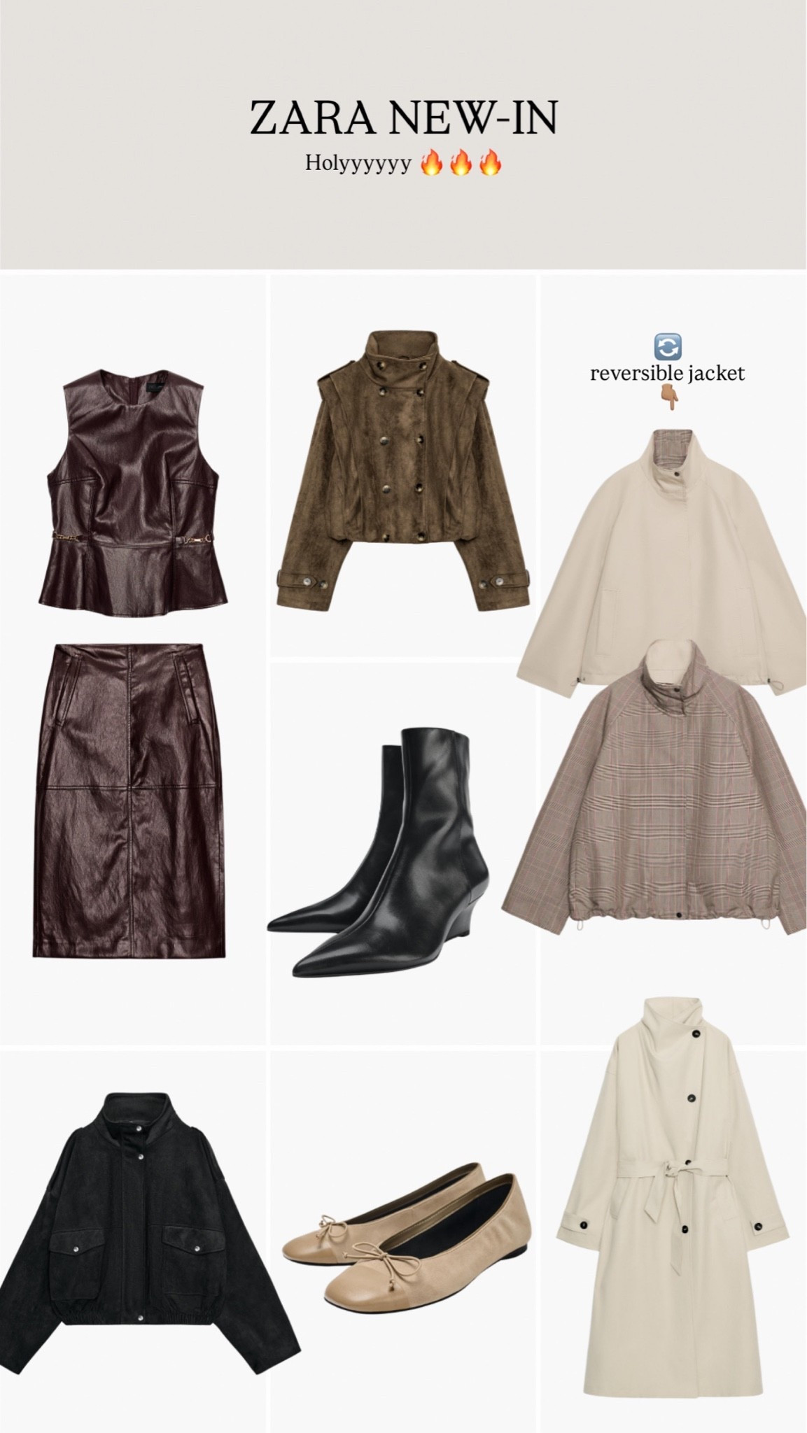 Zara autumn new-in drop!! 🔥🍂

#LTKautumn #LTKeurope #LTKstyletip