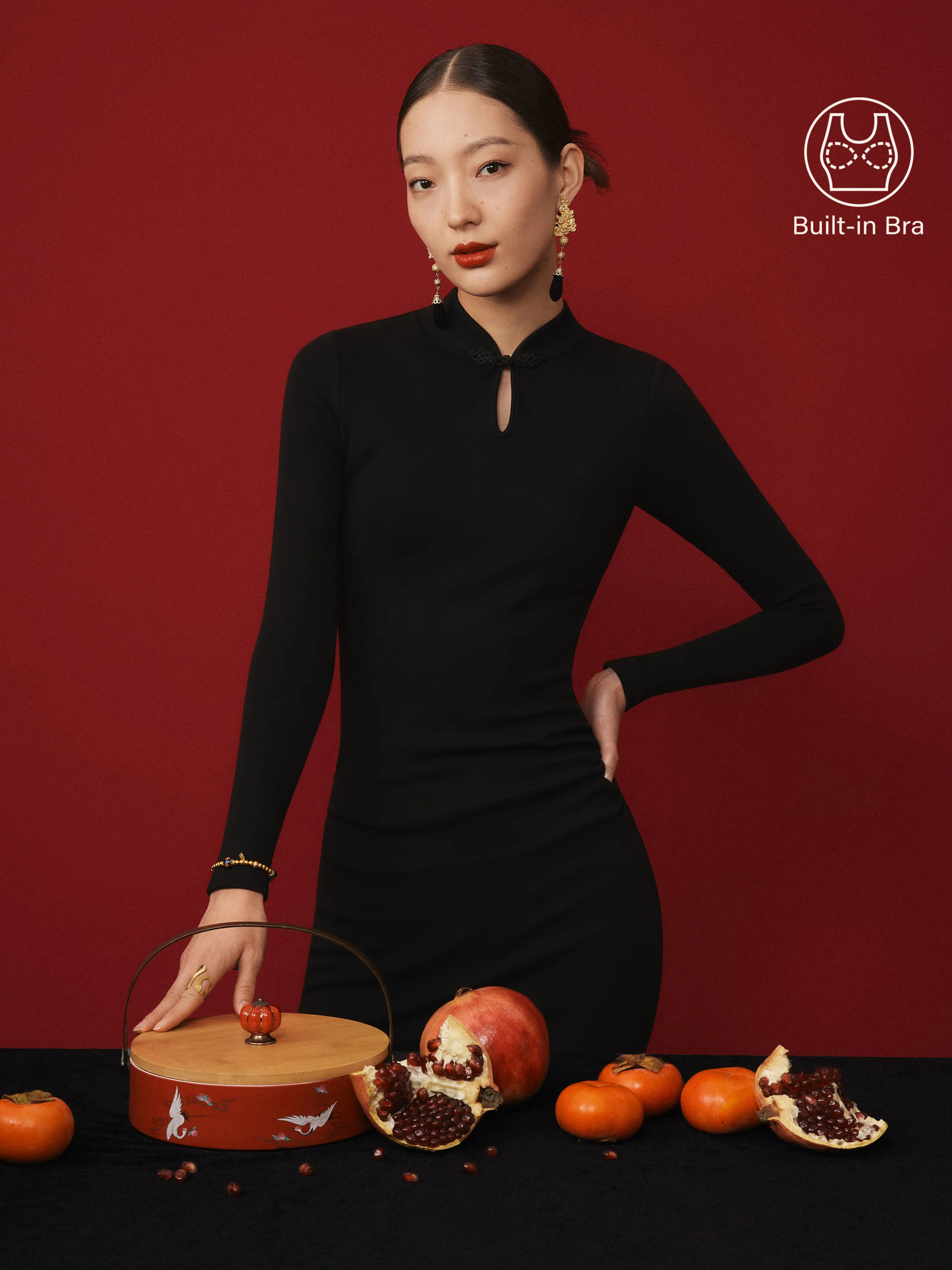 Mandarin Collar Mermaid Brami Dress Limited Edition | OGLmove