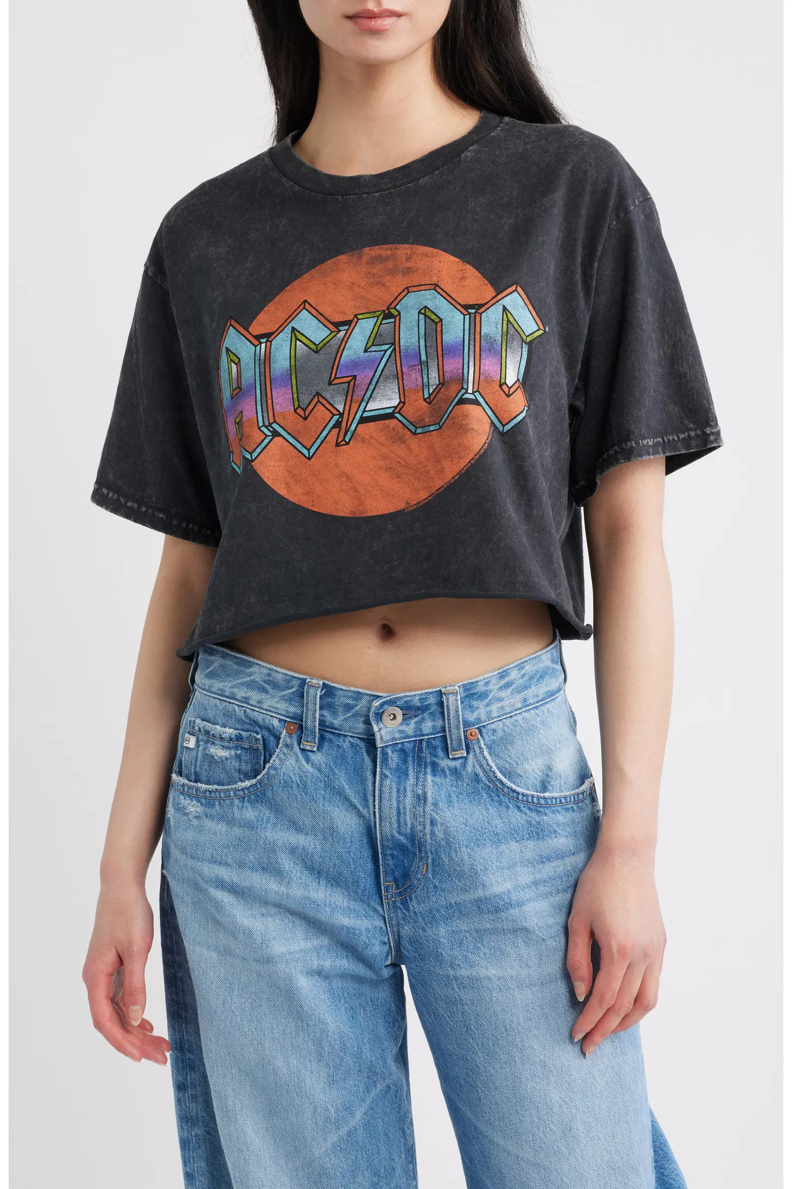 AC/DC 1979 Graphic Crop T-Shirt (Women) | Nordstrom | Nordstrom