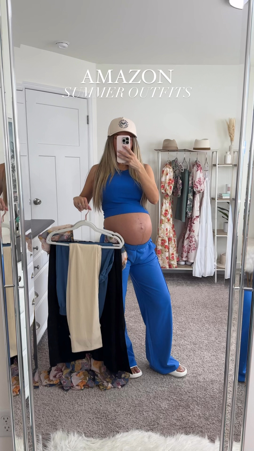 Amazon Summer Outfits 🍒🤍 all non maternity but bump friendly! Wearing a size small in everything! 

#LTKBump #LTKVideo #LTKFindsUnder50