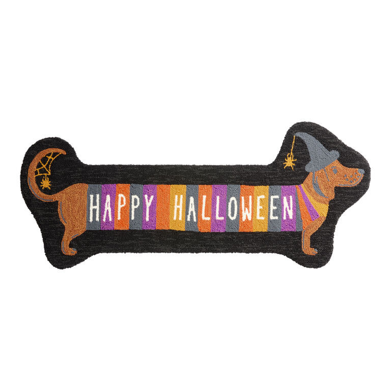 Rifle Paper Co. x Loloi Halloweenie Hooked Indoor Outdoor Rug | World Market