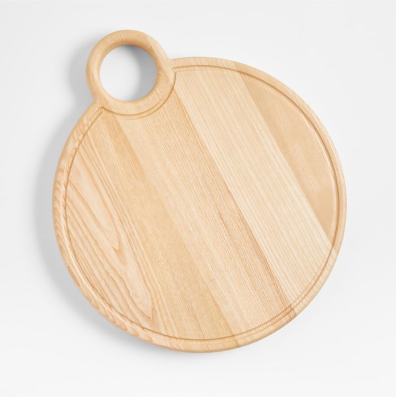 Round Wood Cutting Board/Serving Board by Molly Baz + Reviews | Crate & Barrel | Crate & Barrel