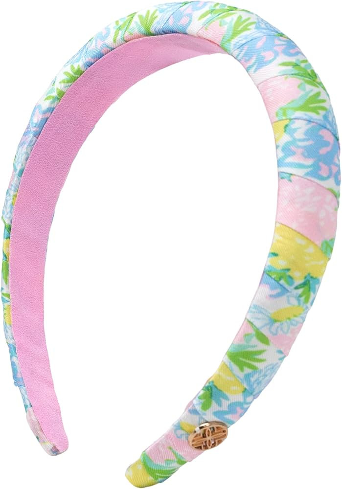 Lilly Pulitzer Women's Fashion Headband, Wrapped Fabric Headband, Colorful Cloth Headband, Cute H... | Amazon (US)