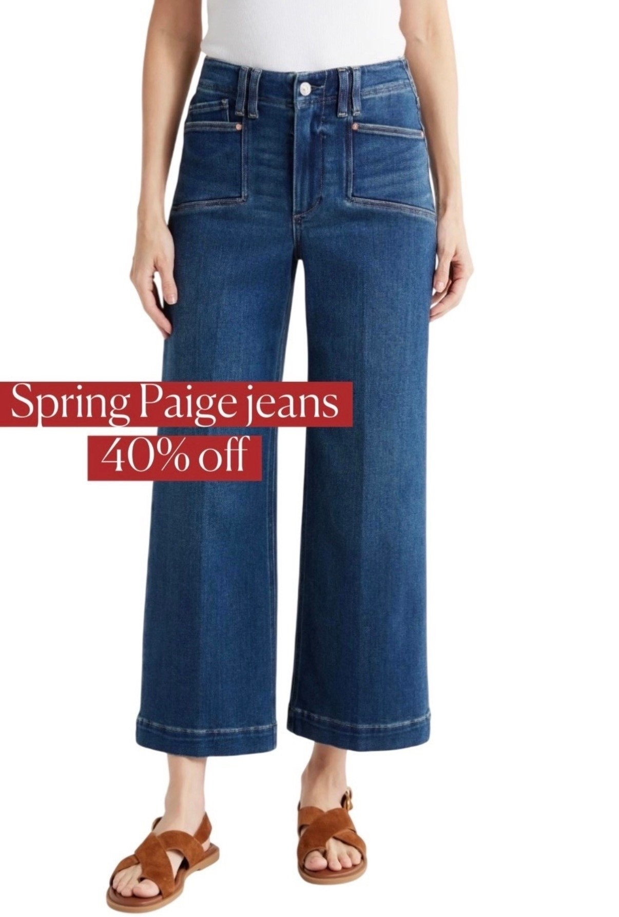 Spring jeans on sale
Paige jeans 

#LTKSeasonal #LTKSaleAlert