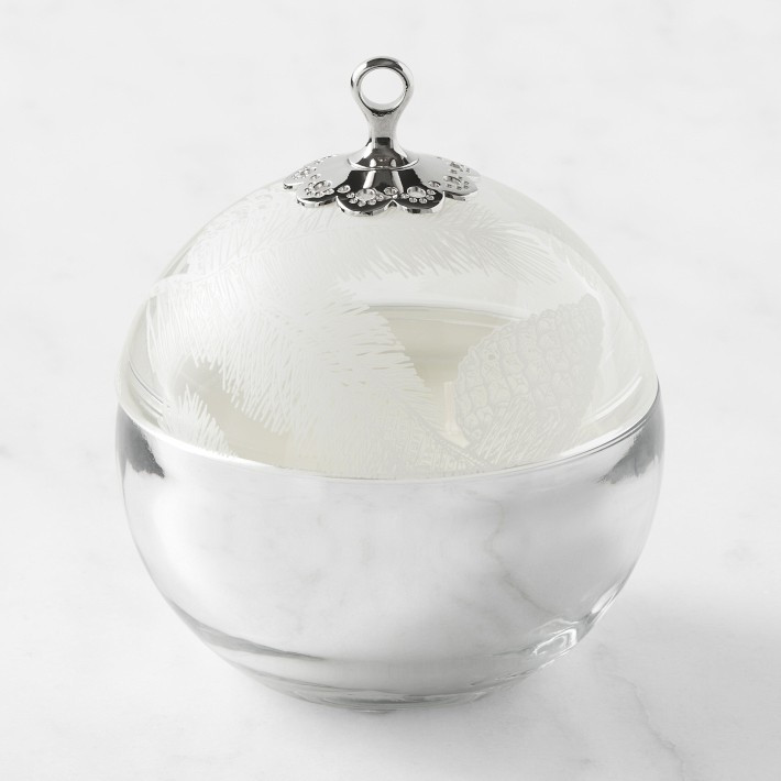 Williams Sonoma Winter Forest Ornament Candle | Williams-Sonoma