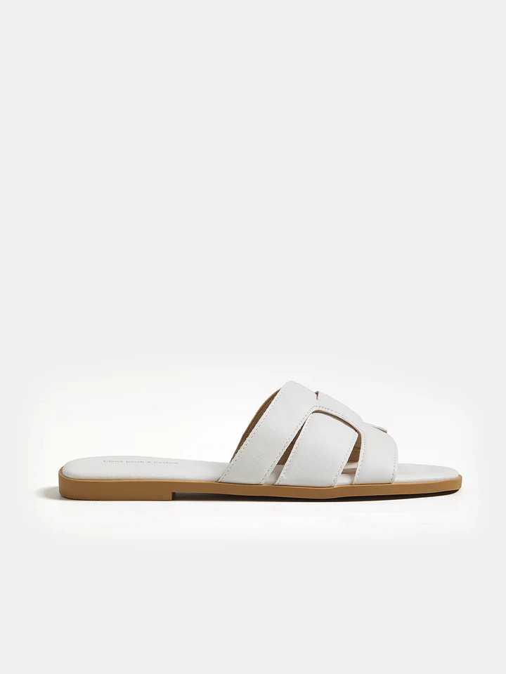 Casual Open Toe Slide Sandals | Commense