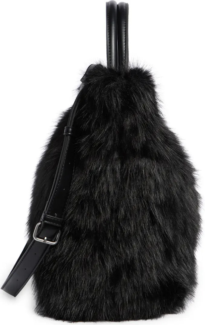 BCBG Faux Fur Tote Bag with Pouch | Nordstromrack | Nordstrom Rack