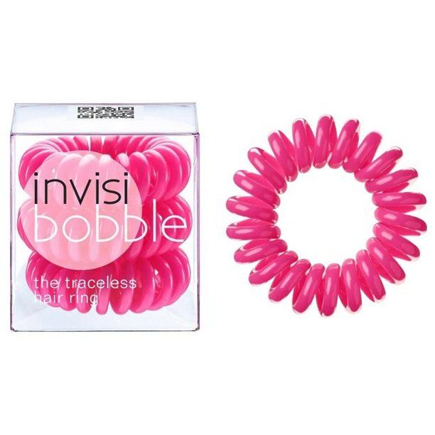 9-Pack Invisibobble Original Traceless Hair Ties, Extra Strong - Pink - Walmart.com | Walmart (US)