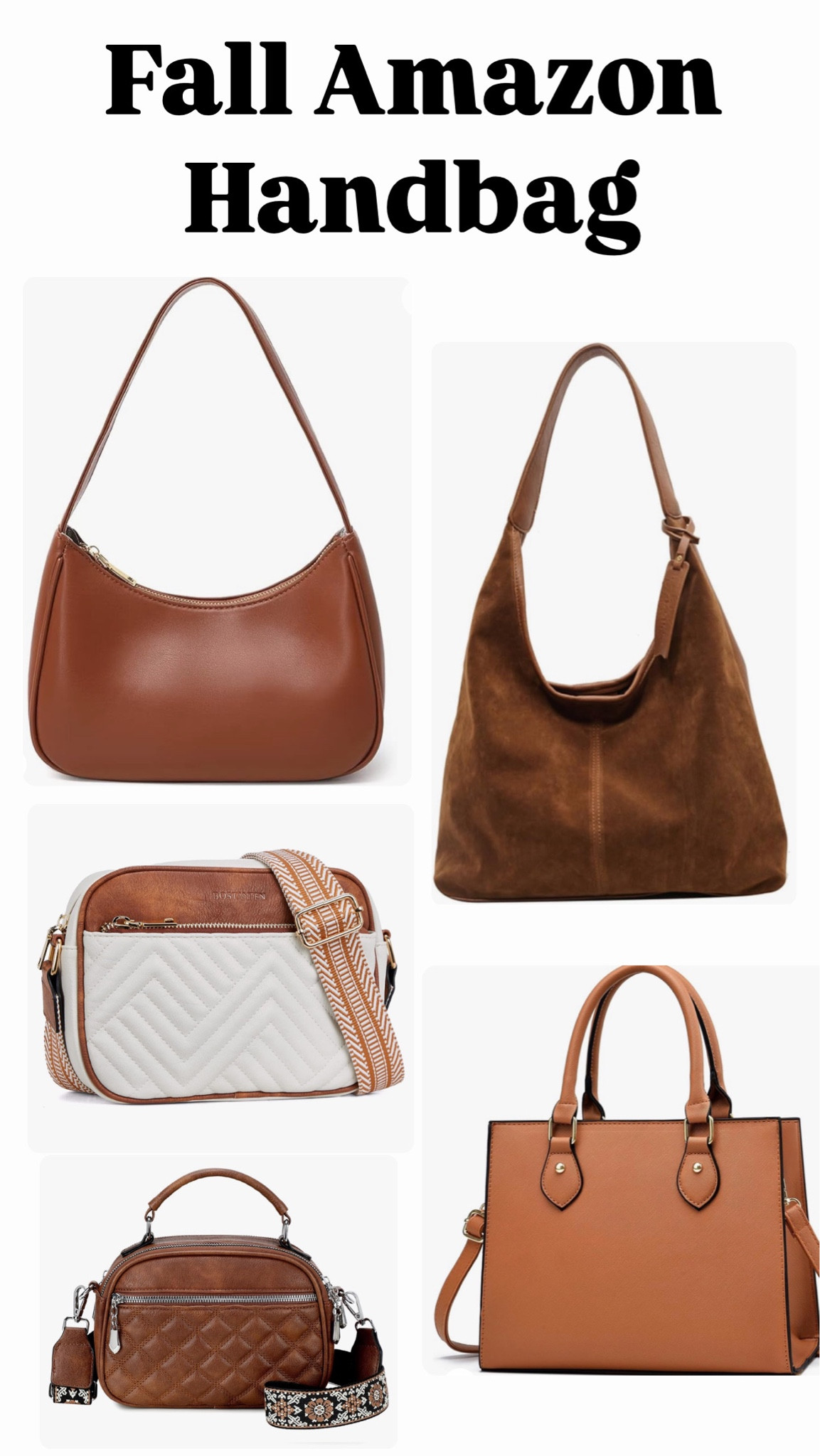 Amazon fall bag collection 
Favorite brown color fall bag 

Shop Amazon for more 🤎🤎🤎

#LTKSaleAlert #LTKFindsUnder100 #LTKSeasonal