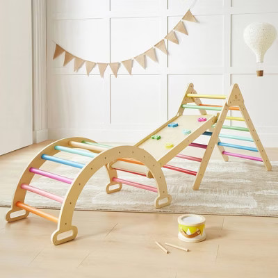 Tiny Land® 7-in-1 Rainbow Climbing Set | Target