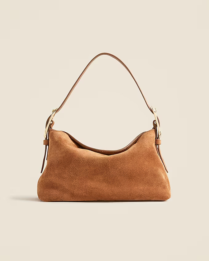 Berkeley small shoulder bag in suede | J. Crew US