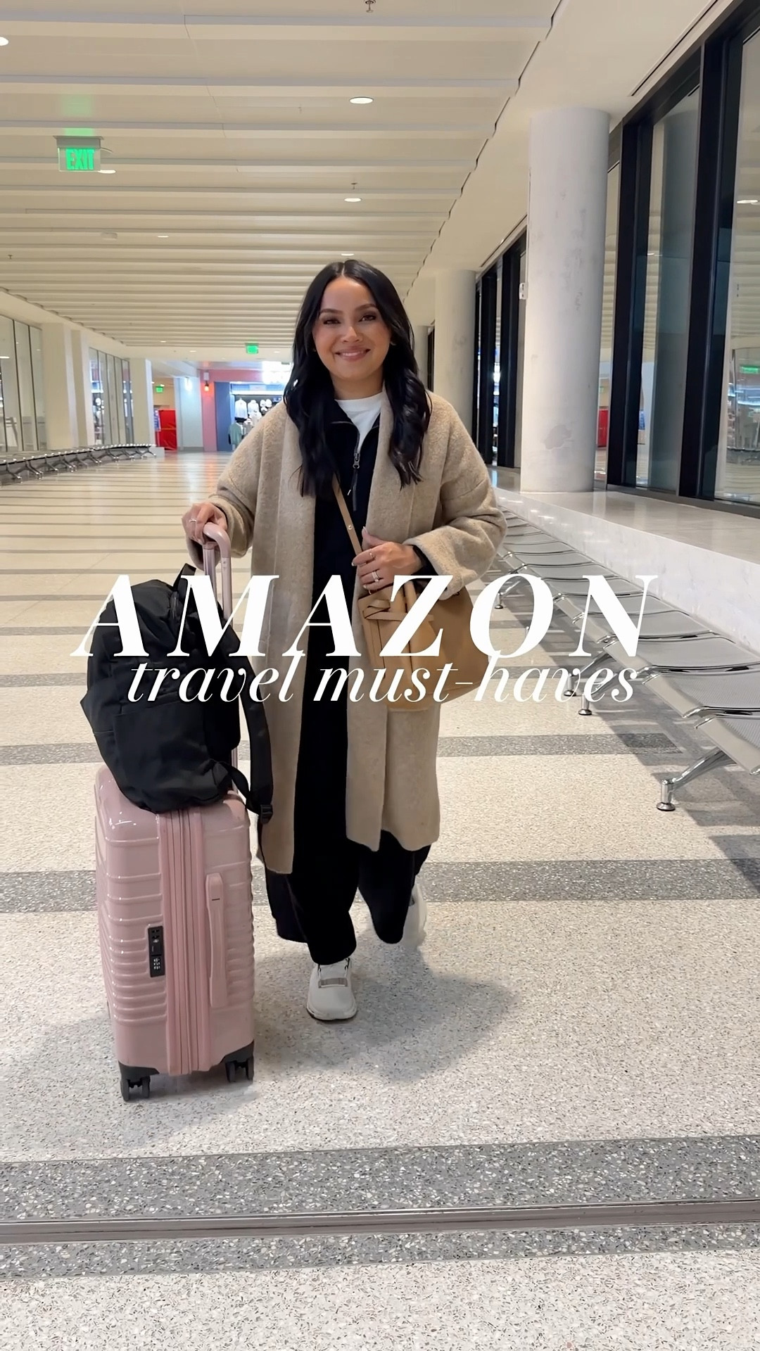 
Amazon Travel Essentials!
Pill organizer 
Luggage
Jewelry Organizer 
Portable charger
Waterpik Water Flosser 
Makeup bag
Toiletry bag
Packing Cubes
Travel bottles

For reference: I’m 5’0, 32b bra size, and 2/26 in bottoms, pear shaped. 
*Everything I share is unaltered! TTS means true to size. Between size 5-6.5 in shoes
Airport Travel Outfit
Cardigan size 
White tee size xs petite TTS
Black pullover size xs TTS - HONEYSWEETXSPANX for 10% off first purchase + free shipping. If the code doesn’t work for you, try a different email at checkout!
Black wide leg pants size xs TTS - HONEYSWEETXSPANX for 10% off first purchase + free shipping If the code doesn’t work for you, try a different email at checkout!
White sneakers size 6.5 TTS
Exact book bag is linked - mine is the older version!




#LTKPetite #LTKBeauty #LTKTravel