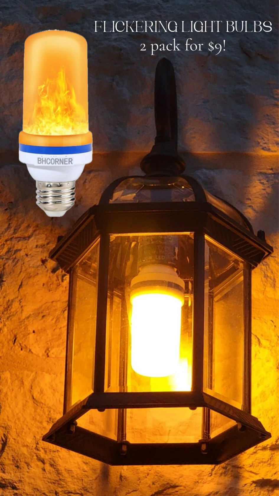 Flickering light bulbs for only $9! Halloween outdoor decor + Halloween decorations + home decor + outdoor home decor + garage lights 

#LTKxPrimeDay #LTKHalloween #LTKHome