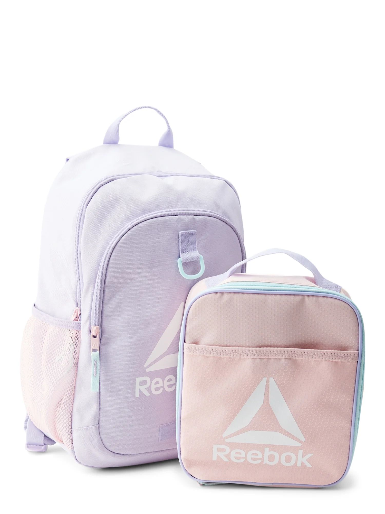 Reebok Kids Boys or Girls Charlie Backpack with Lunchbox, Lavender | Walmart (US)