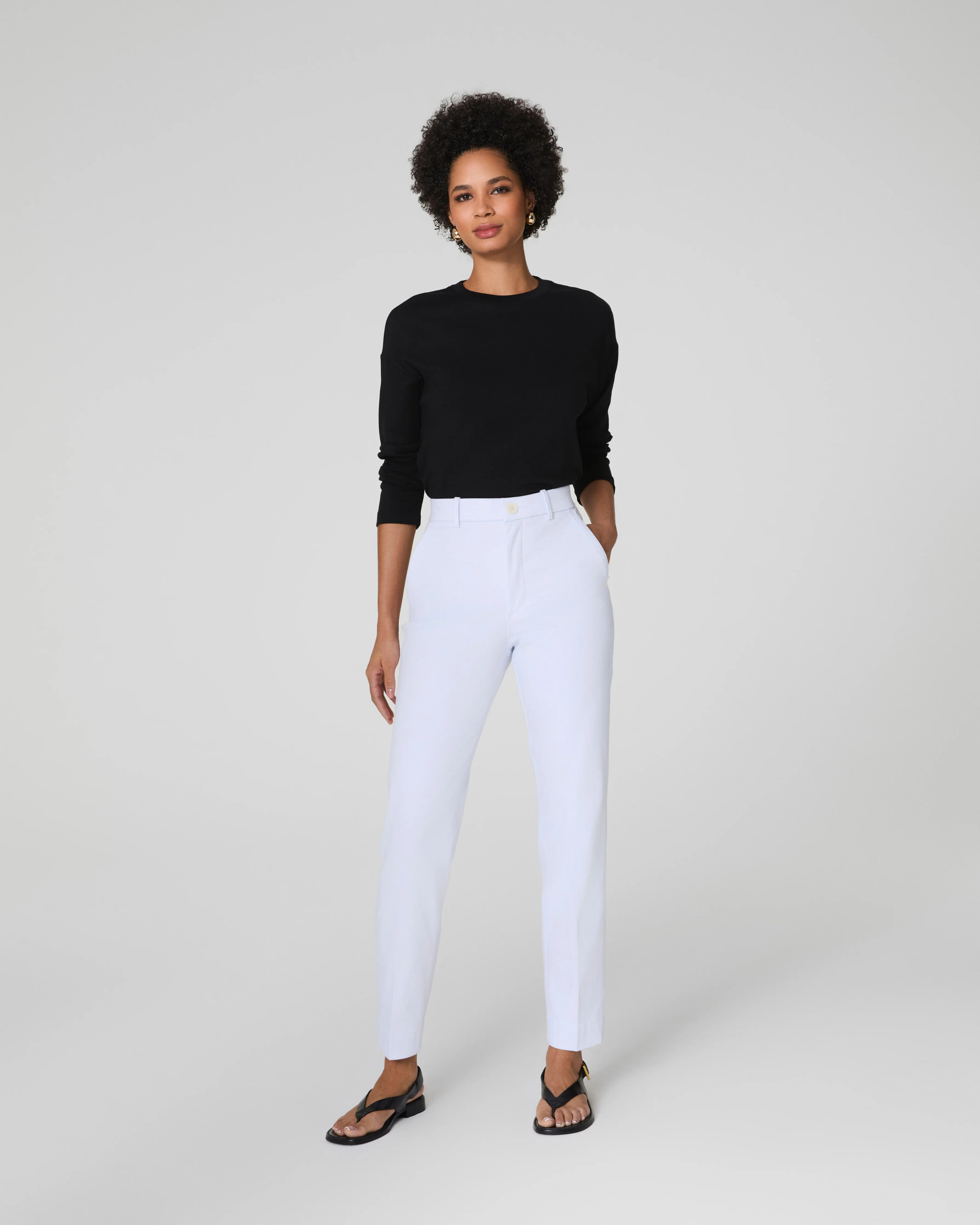 Twill Slim Pant – Stretchy & Sleek Style | SPANX | Spanx