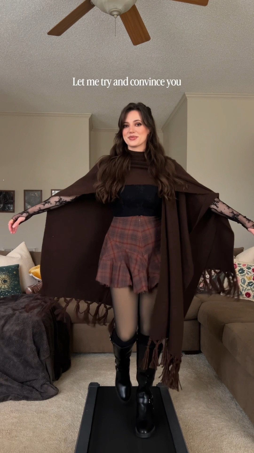 Whimsical wardrobe staples: shawl wrap. 🖤✨🤌🏼 

#LTKSeasonal #LTKootd