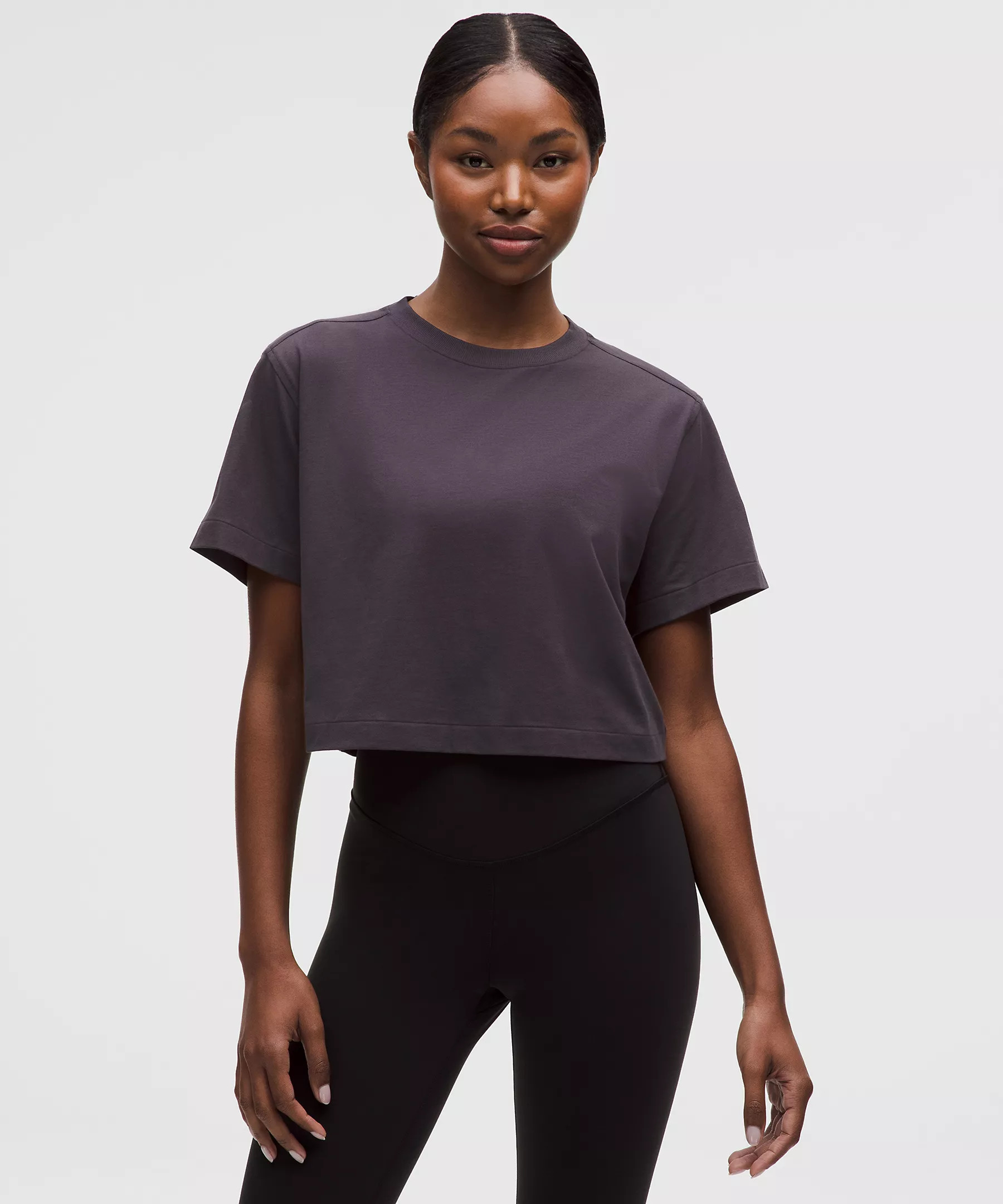 All Yours Organic Cotton Cropped T-Shirt | Women's Short Sleeve Shirts & Tee's | lululemon | Lululemon (US)