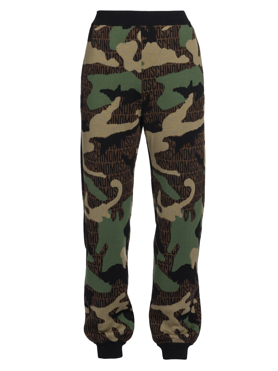 Moschino Women's Camo Logo Wool Knit Joggers - Camo - Size 6 | Saks Fifth Avenue