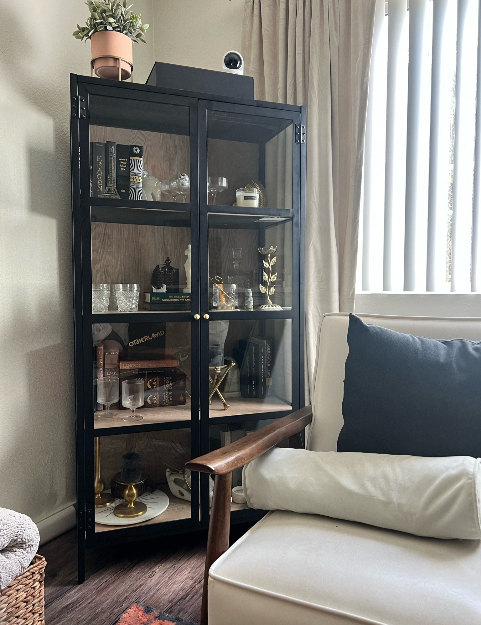 Moody Decor Maximalism Home Cabinet

#LTKhome #LTKstyletip #LTKHalloween