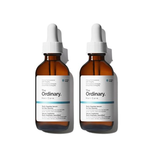 The Ordinary Multi-Peptide Serum for Hair Density, Peptide-Powered Formula for Thicker, Fuller Looking Hair, 2 Fl Oz (Pack of 2) | Amazon (US)