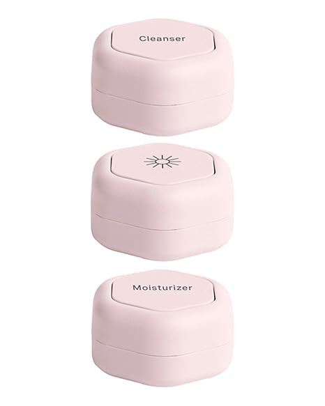 Cadence Travel Containers - Skincare Set - Magnetic Travel Capsules - for Facial Cleanser, Moistu... | Amazon (US)