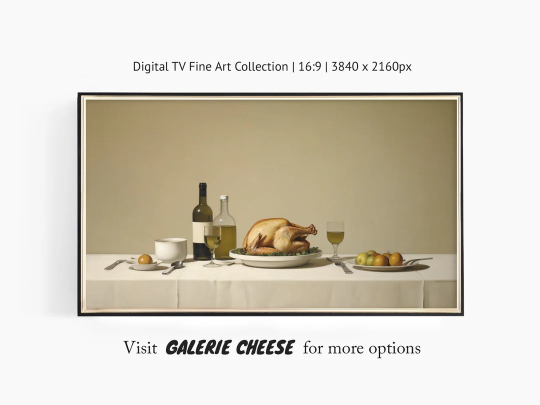 Thanksgiving Samsung Frame TV Art Turkey Frame TV Art - Etsy | Etsy (US)