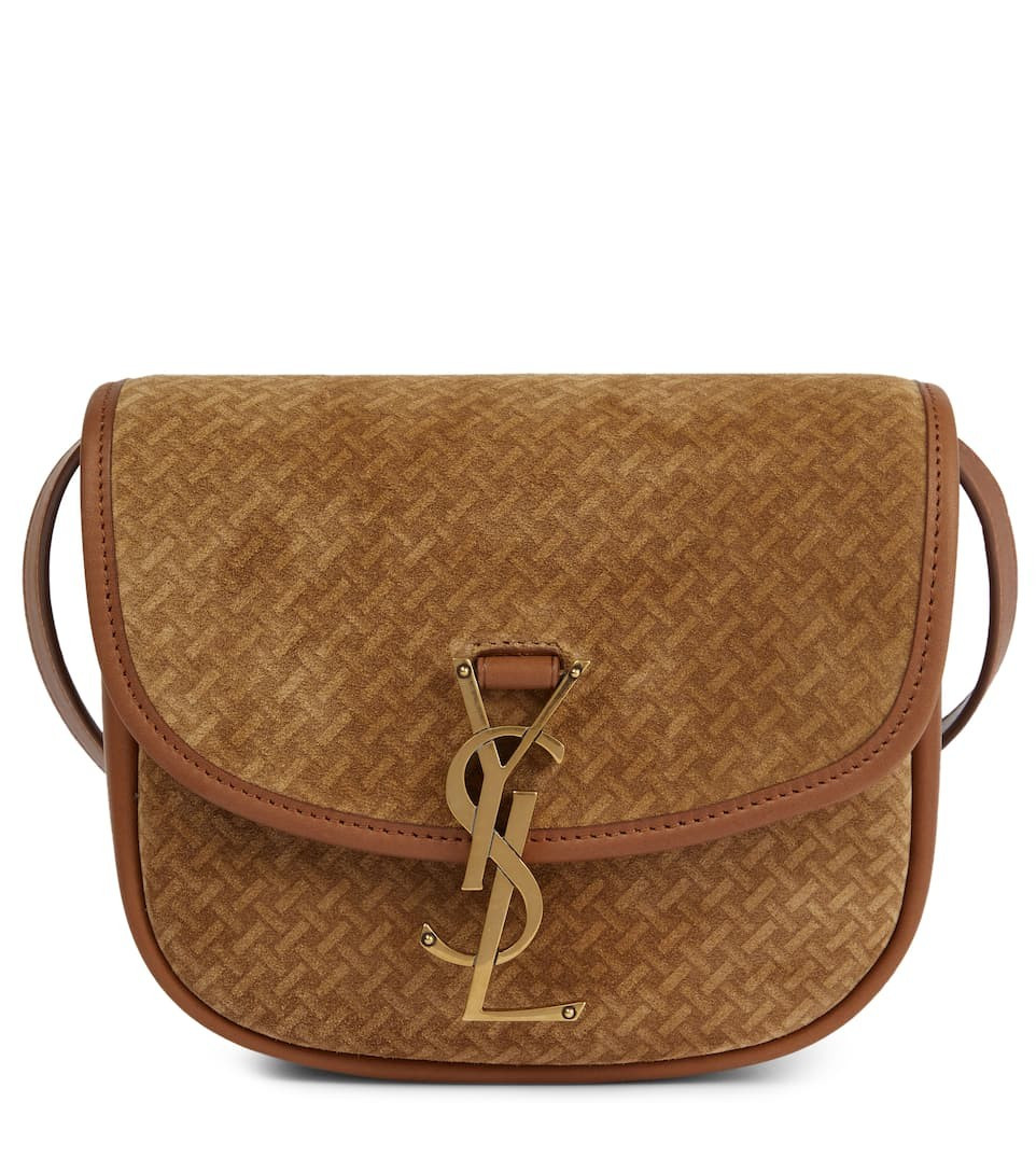 Kaia Small suede and leather shoulder bag | Mytheresa (US/CA)