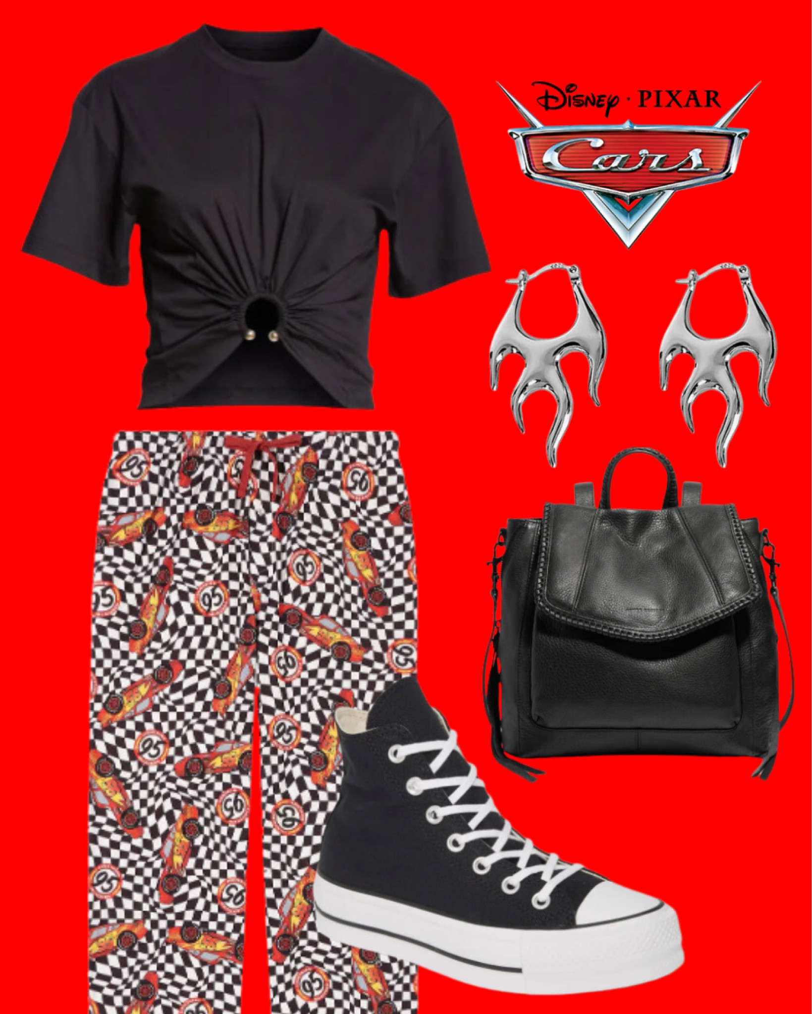 🔥 Ka-Chow 🔥 I struggle with planning more outfits than I can actually wear to Disneyland. Here’s today’s Cars inspired outfit. Let’s go to Cars Land…I mean Radiator Springs 🥰 🏎️🏎️🏎️ #disneyland #disneybound #pixar #pixarfest #disneypixaroutfit #disneyootd #disneyoutfit #disneystyle #disneyworldoutfit #boxlunch #shopdisney #hottopic #carsmovie 