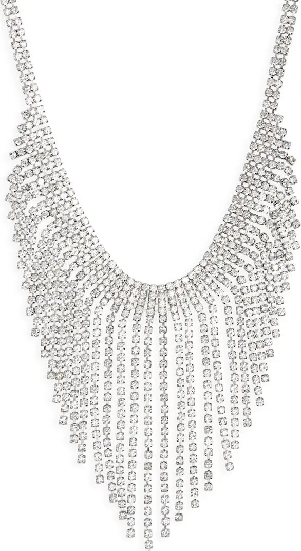 Crystal Fringe Bib Necklace | Nordstrom