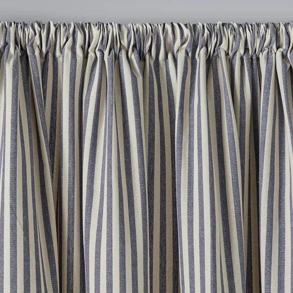 Linford Stripe Unlined Slot Top Curtains | Dunelm (migrated)