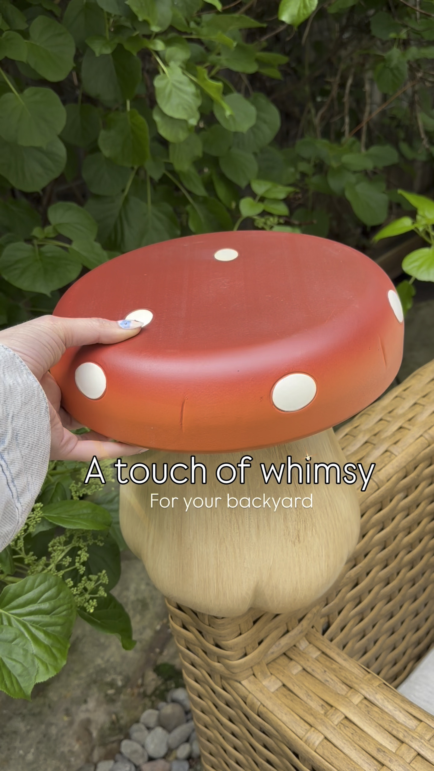 Cutest stool. It’s also heavy and sturdy  

#LTKcanada #LTKsummer #LTKcasa