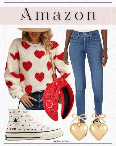 Valentine's Day outfit, Valentine's Dat sweater, Vday outfit ideas

#LTKfindsunder100 #LTKfindsunder50 #LTKsalealert