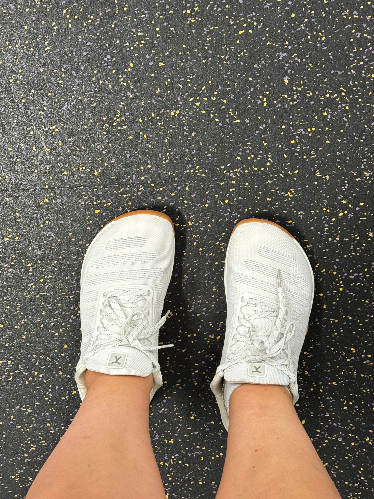 Love these sneakers for weight lifting!!