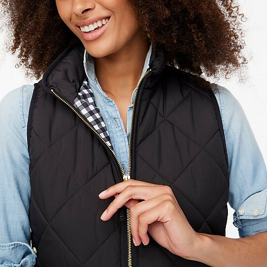 Puffer vest with snap pockets | J.Crew Factory