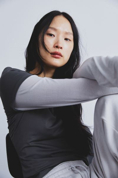 Fitted Microfiber T-shirt | H&M (US + CA)