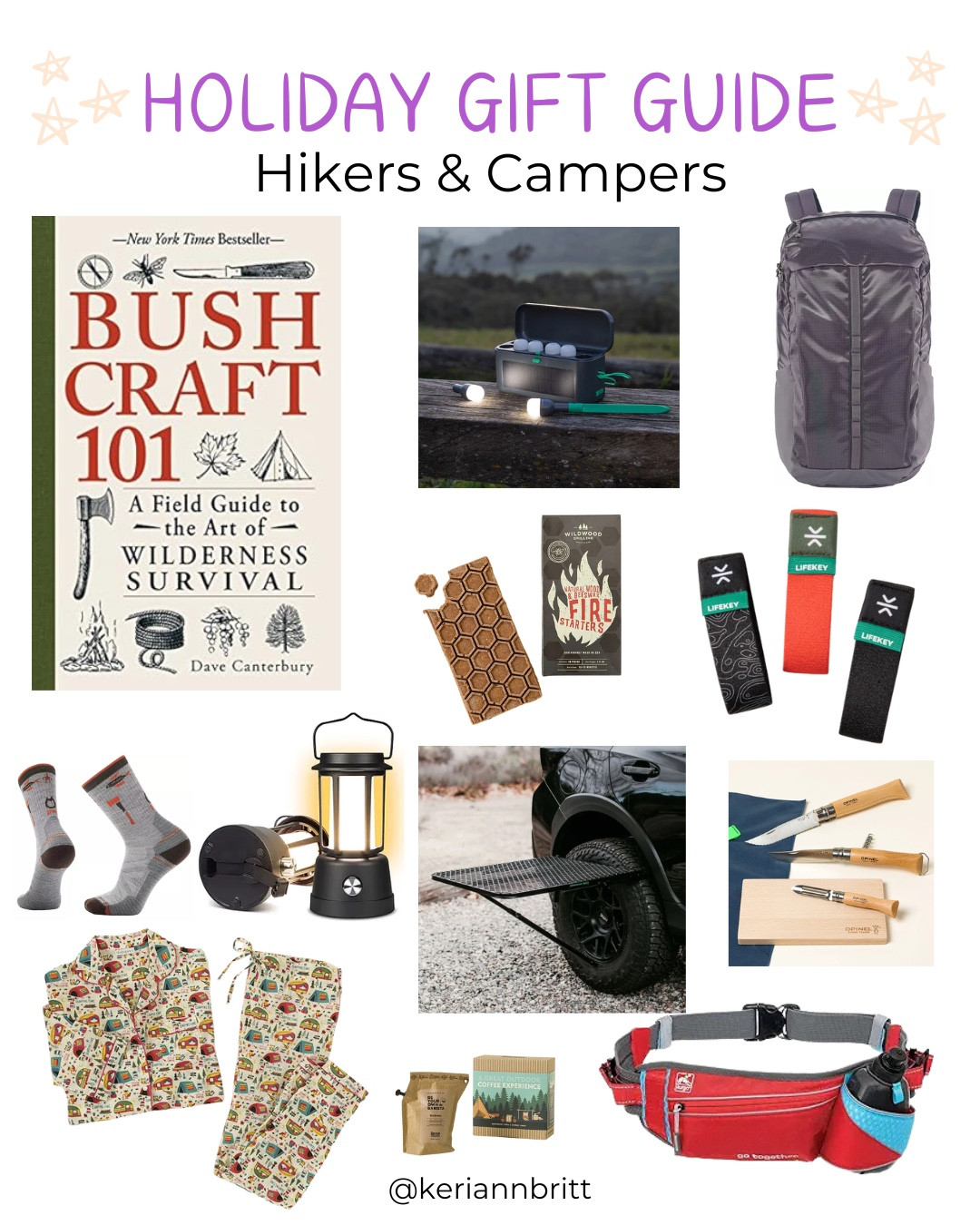 2024 Holiday Gift Guide for hikers and campers 

2024 gifts / Christmas gift / presents for everyone / gift guide / holiday gift / Christmas gift guide / gifts for him / gifts for her / popular holiday gifts / hiking gift / camping gift / hiking gear / camping gear / camping trip / outdoors gifts 

#LTKHoliday #LTKActive #LTKGiftGuide