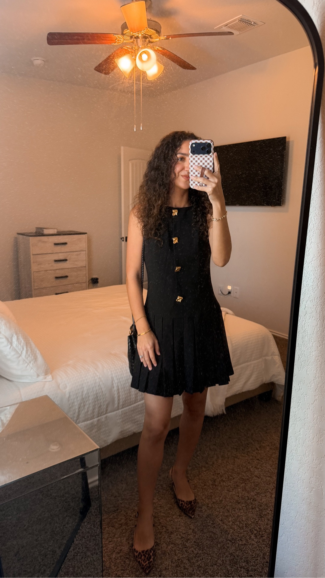 Classic pleated tank dress 🖤 love the gold details ✨ and the braided bag to go with it @Commense 

Use code MAYA10 for 10% off a @Loopy Cases

#LTKWorkwear #LTKootd #LTKPetite