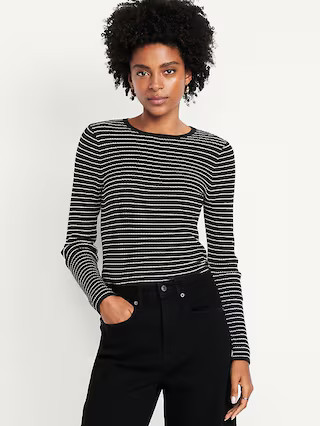 SoSoft Lite Ribbed Crew-Neck Sweater | Old Navy (US)