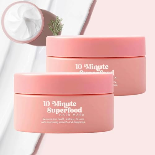Glimmer Hair Mask, Glimmer 10 Minute Hair Mask, Glimmer 10 Minute Superfood Hair Mask, Moisturizing and Silky 5 in 1 Hair Mask (2pcs) | Amazon (US)
