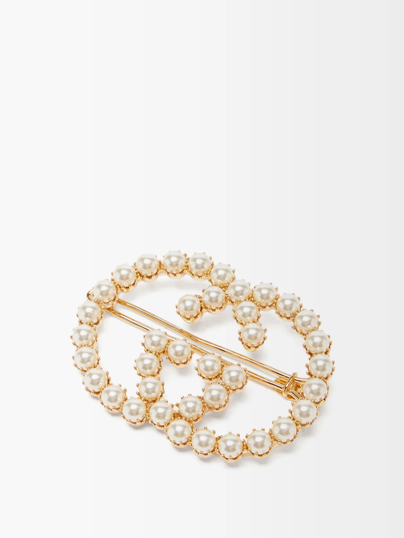 GG faux pearl-embellished hair clip | Gucci | Matches (US)