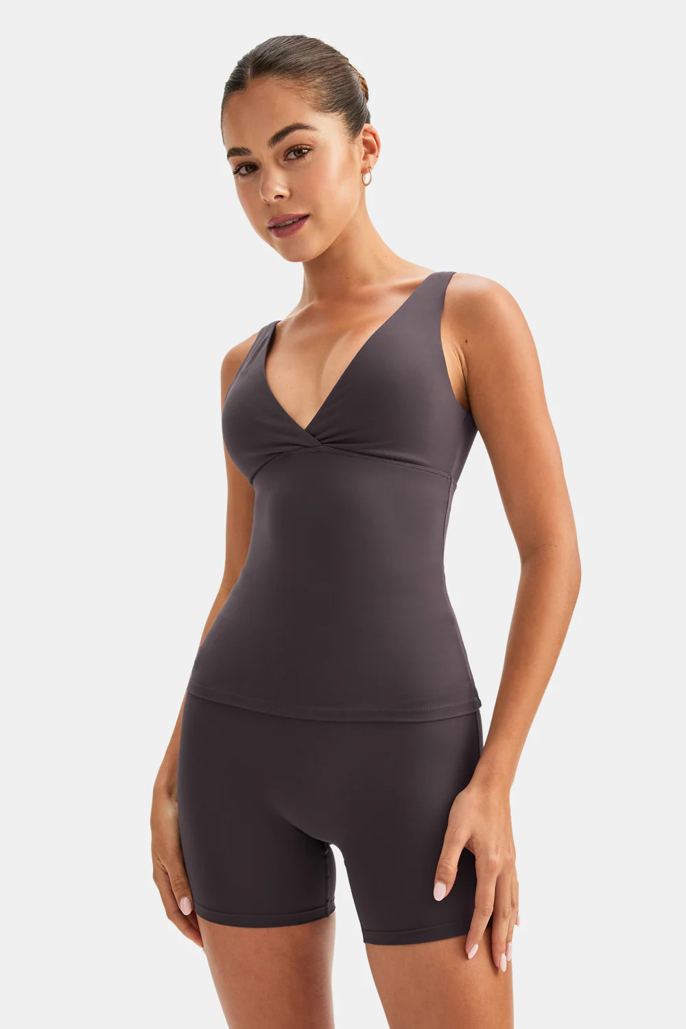 DayFlex V Neck Vest - Cool Espresso | TALA (UK)