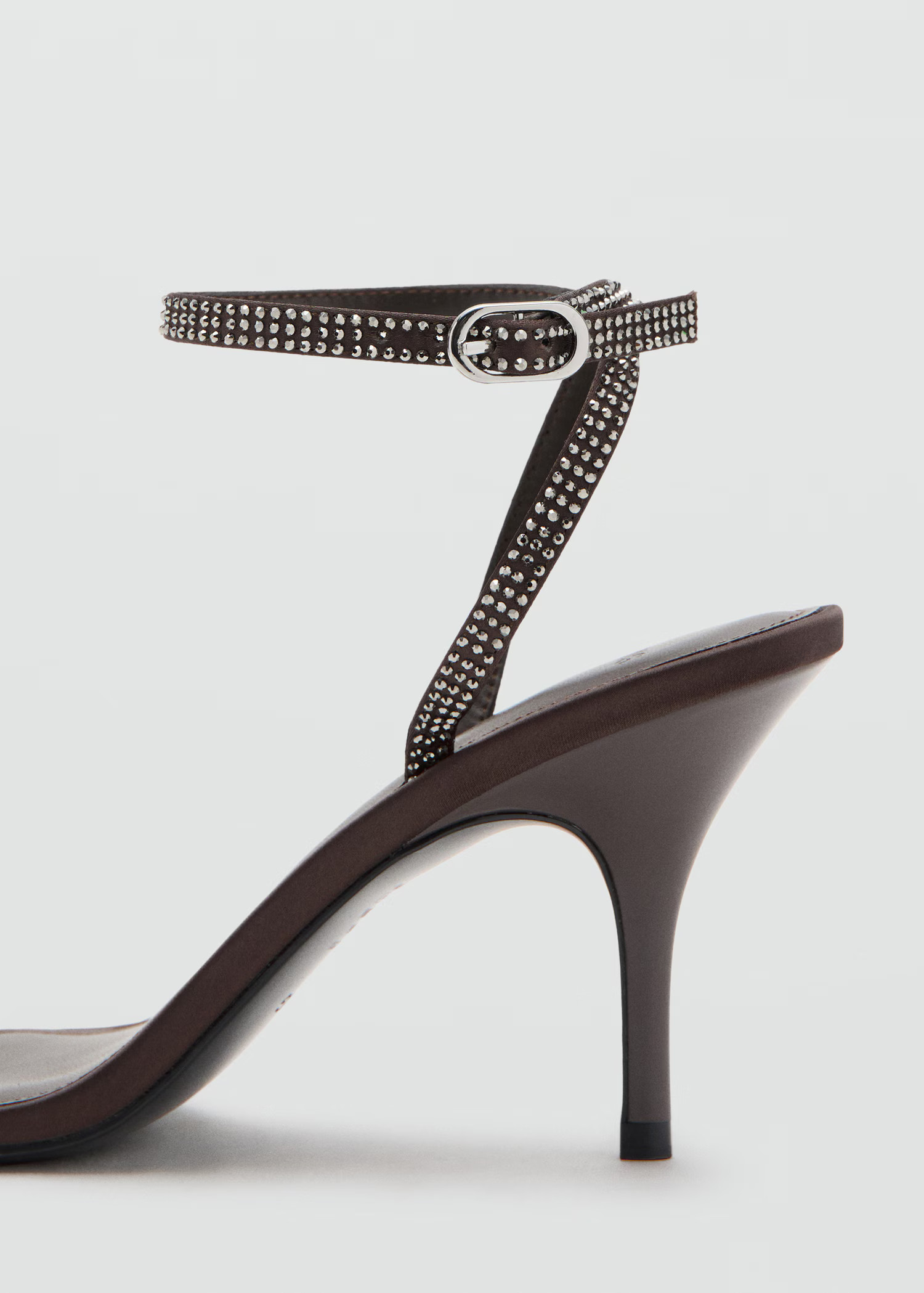 Heeled sandal with strass strap | Mango (US/MX/AU)