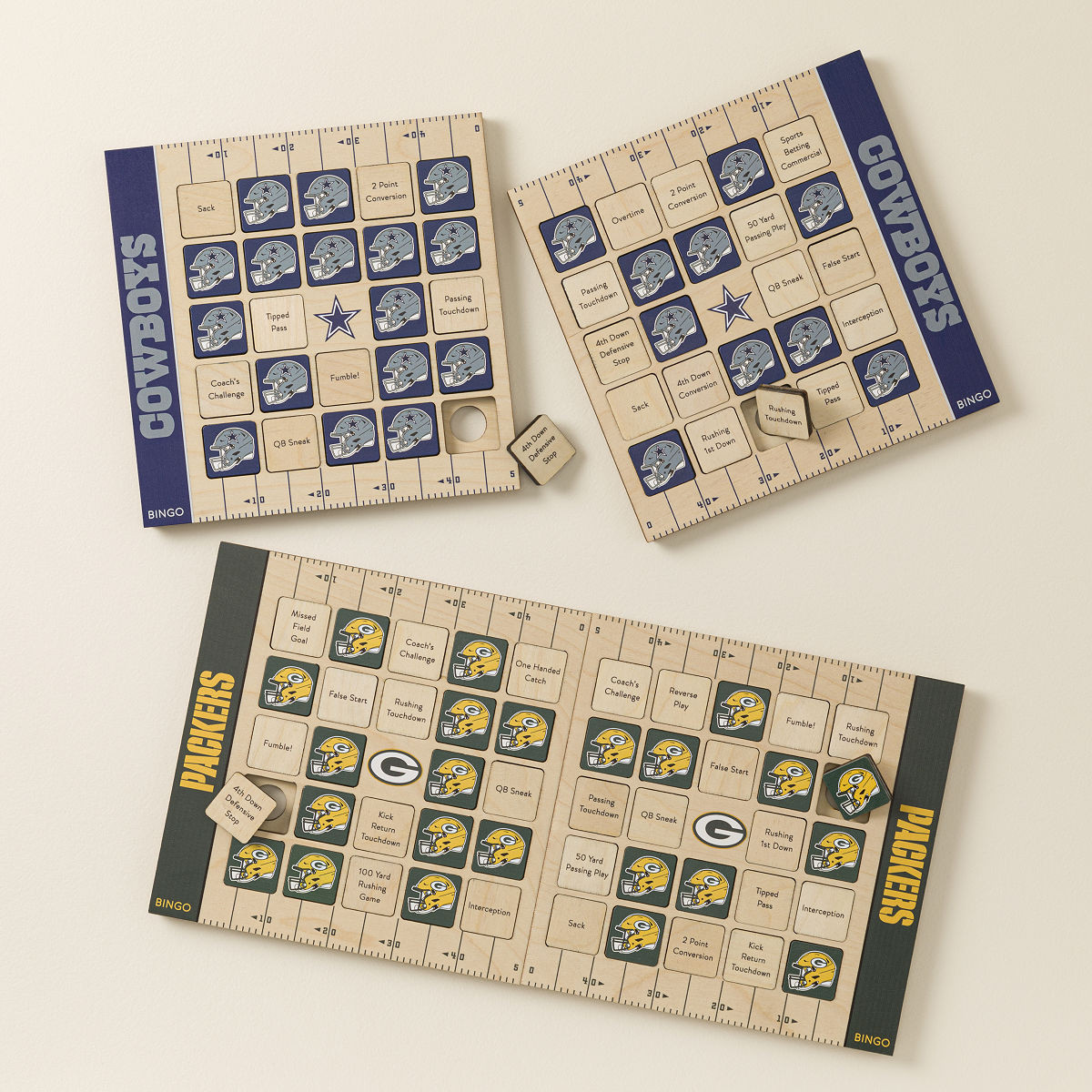 NFL Game Day Bingo - Set of 2 | UncommonGoods