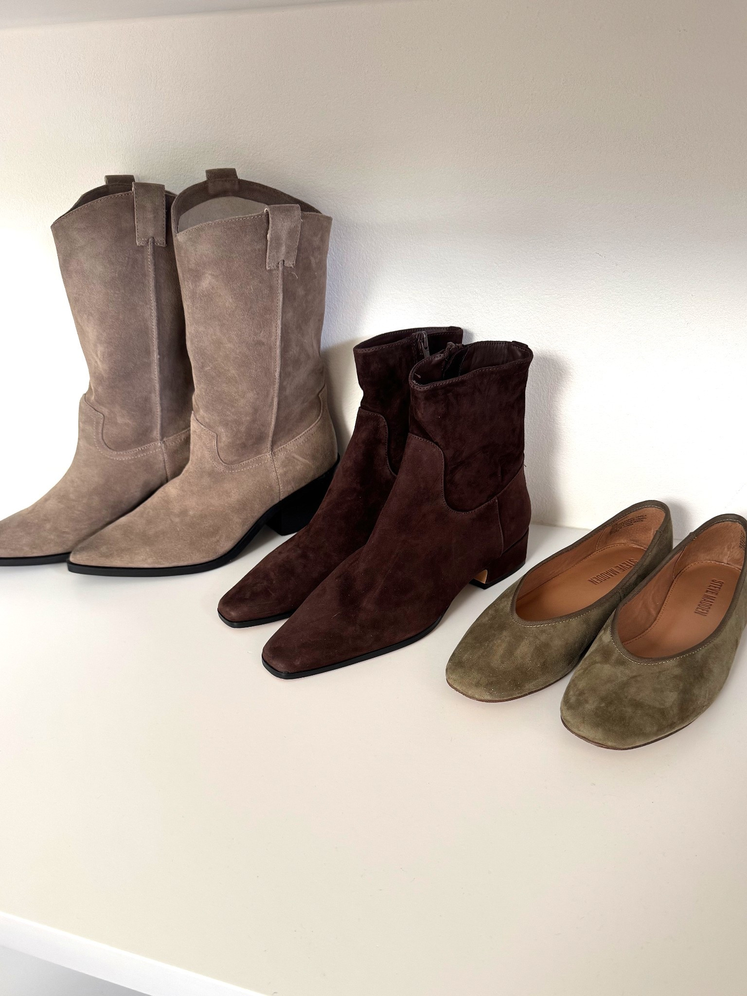 Your Fall Suedes

Ready for the season! 
#fallshoes

#LTKSeasonal #LTKFindsUnder100 #LTKStyleTip