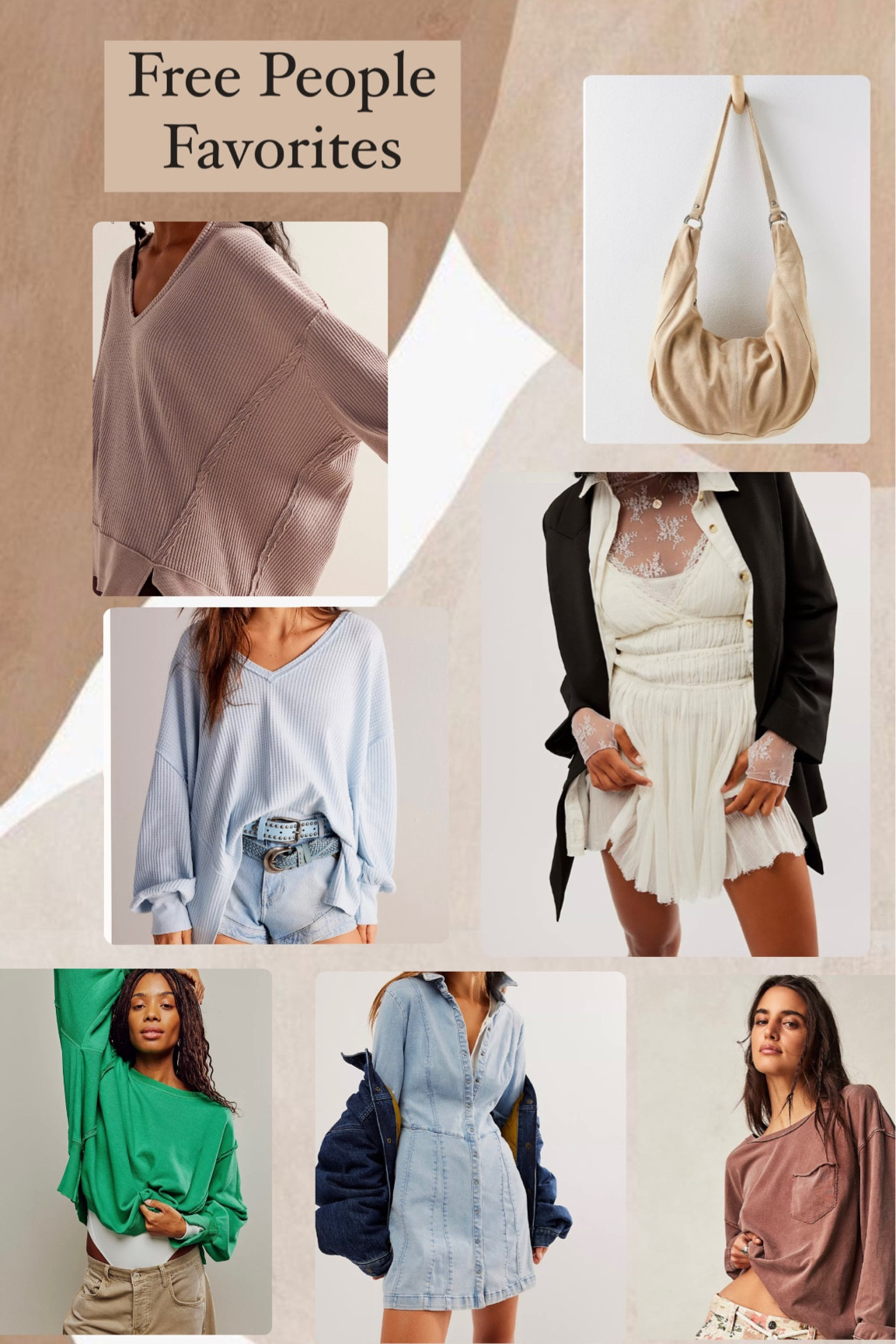 Free People Favorites #fall #neutrals 

#LTKU #LTKstyletip #LTKSeasonal