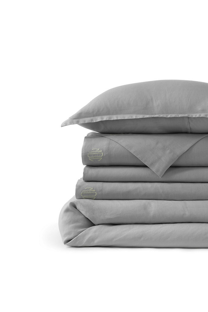 Garment Washed Flax Linen Breathable Duvet Bed Cover - Lands' End | Lands' End (US)