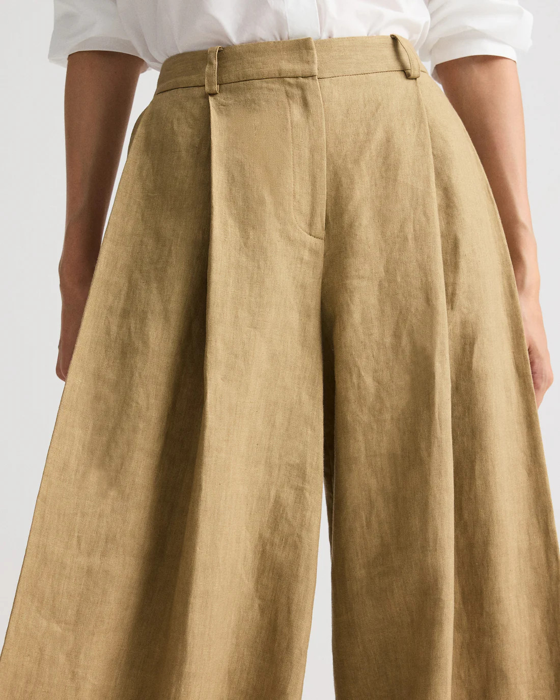 Crosby St Pant in Plain Weave Linen | TWP