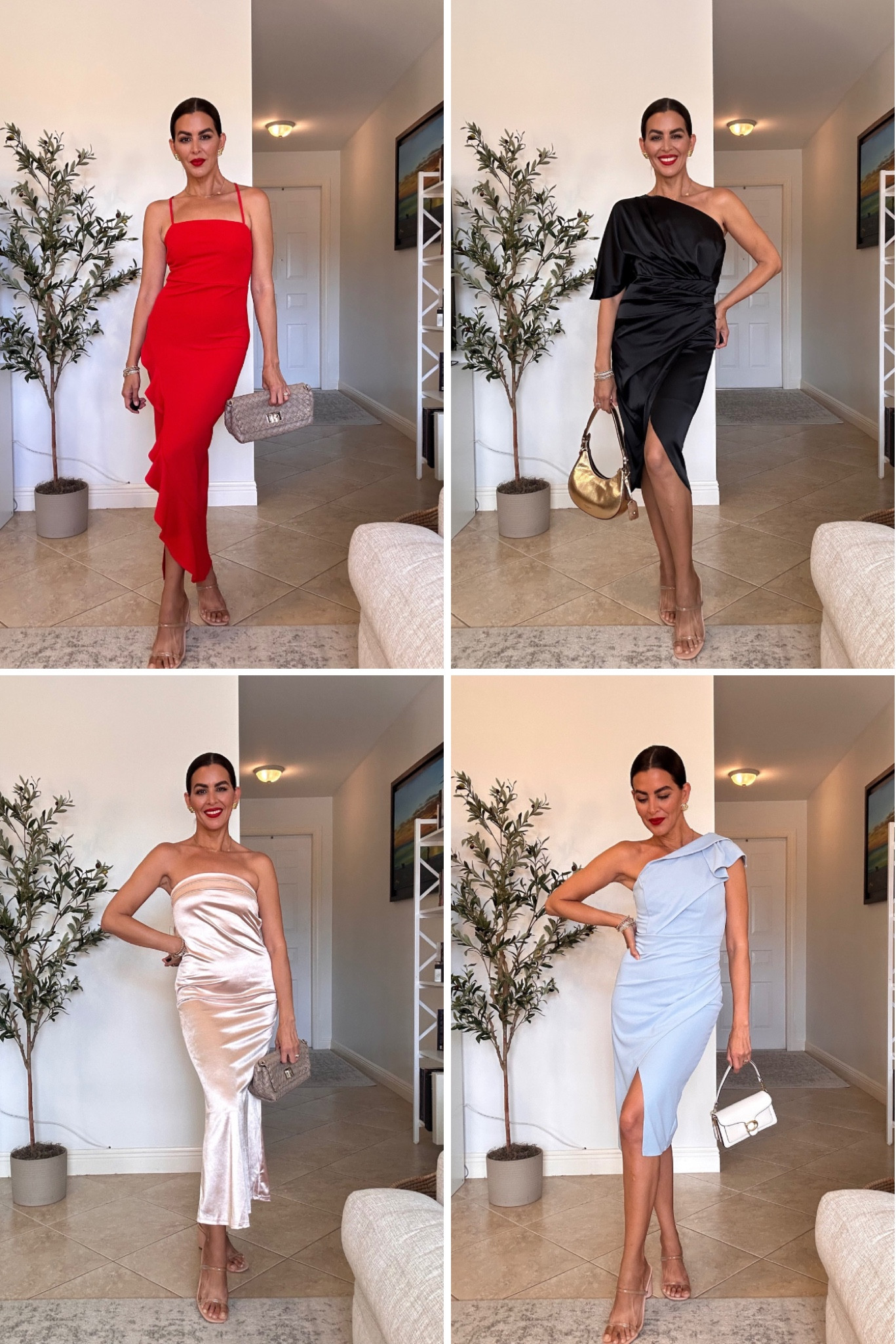 Wearing a size S in all dresss! Red and blue dress are on Prime deal today. Earrings and sandals too.
Lipstick is feels so grand.
Adding the seamless underwear on sale too.

 I am 5’7” | 126 pounds 

Event dresses, Amazon deals, 

#LTKStyleTip #LTKFindsUnder100 #LTKSaleAlert