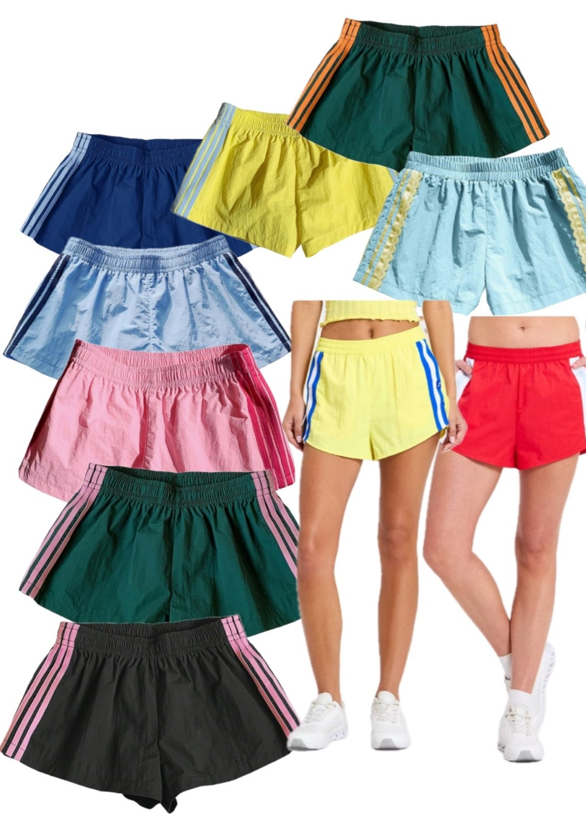 Loving Seeing Cute Ways of Styling Track Shorts For Summer ✨
… a few styles I have my eyes on: I LOVE the red with the baby blue stipe and the hunter green with the pink stripe especially!

#LTKootd #LTKActive #LTKSeasonal